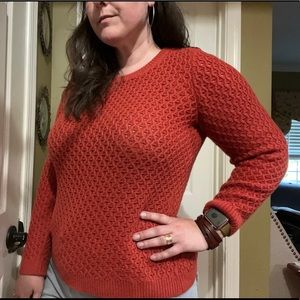 Talbots Pumpkin Orange Sweater